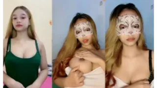 Pesona Susu Bulet Cewek Pirang Baru Jadi Host Dream