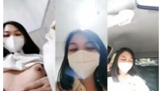 Fei Cewe Bondol Nekat Eksib Pamer Susu WC Umum HOT51
